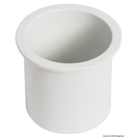 
Porte-verres  encastrer ABS blanc 

