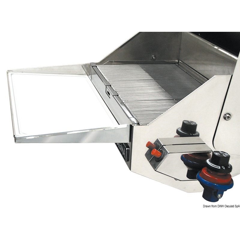 
Plateau amovible pour barbecue 
