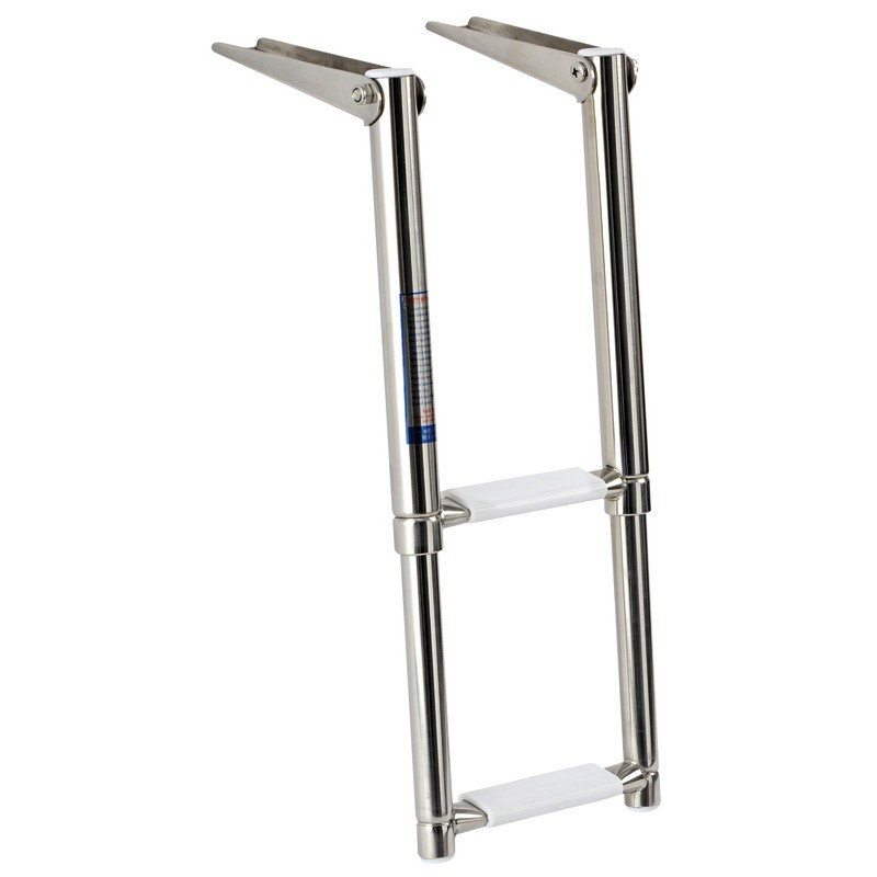 
Echelle télescopique étroite AISI316 2 marches 
