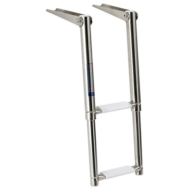 
Echelle télescopique étroite AISI316 2 marches 

