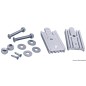 
Kit attaches rapides p. échelle inox 
