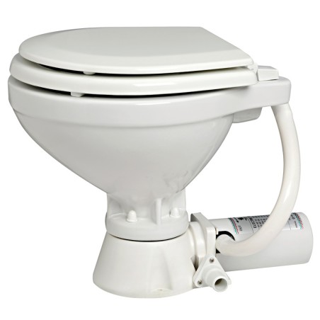 
WC électrique compact siège bois 12 V 
