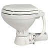 
WC électrique compact siège bois 24 V 
