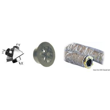 
Kit accessoires deuxième sortie air B 
