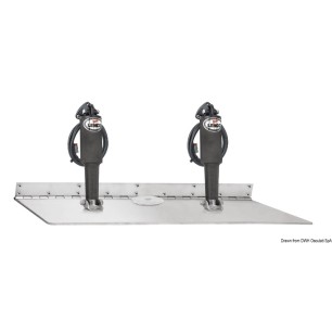 
Kit flaps Lenco Super actuateur double 24 V 
