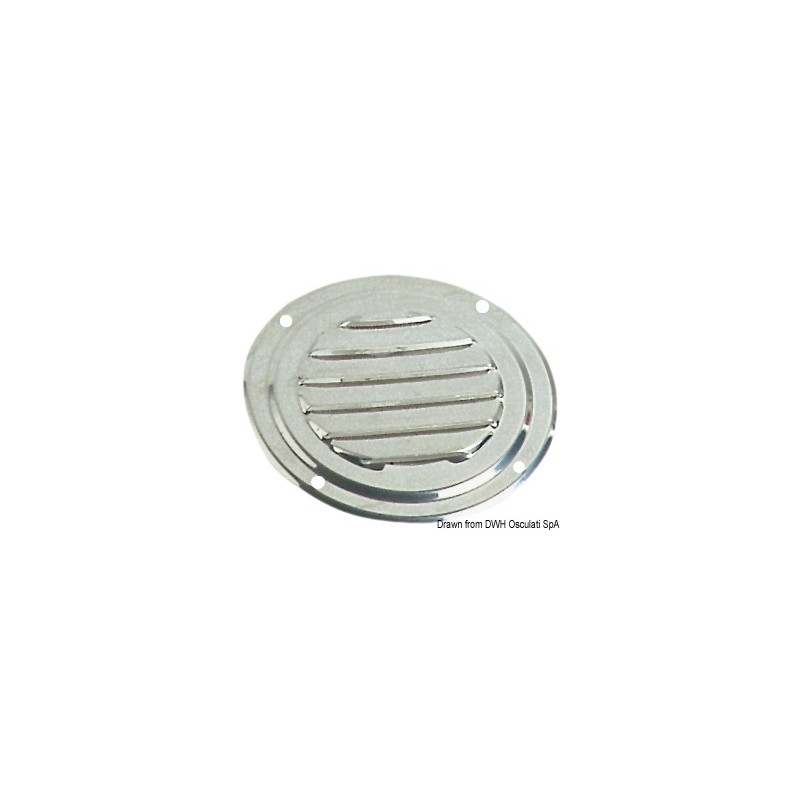 Grille aération ronde inox poli Ø 125mm + moustiq.
Grille aération ronde inox poli Ø 125mm + moustiq.