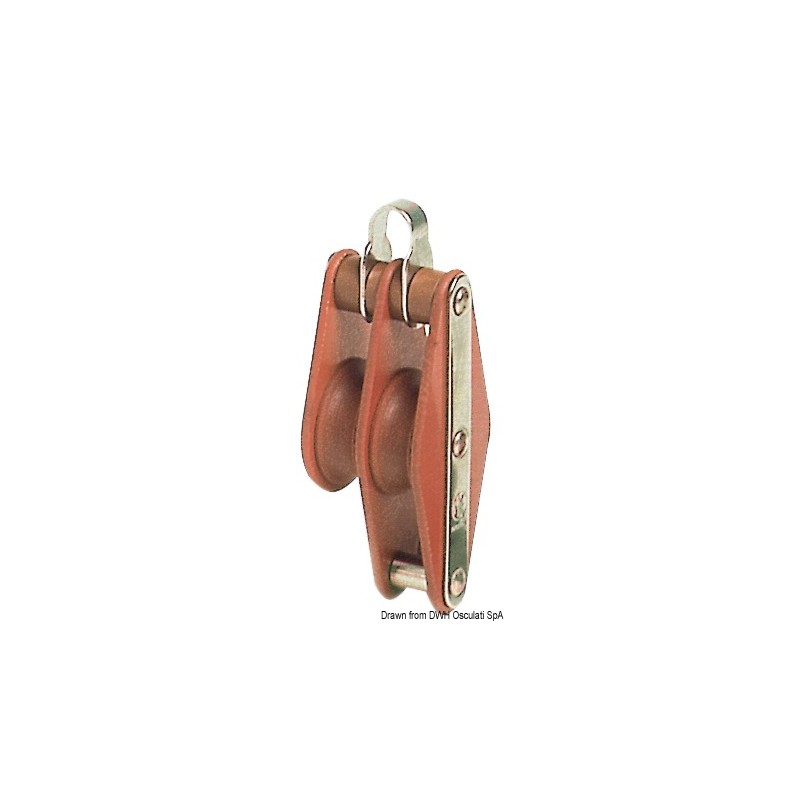 
Poulie double Tufnol HYE TBH 12x43mm 
