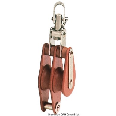 
Poulie double Tufnol HYE TWH 16x60mm 
