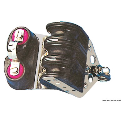 
Poulie sur bille triple avec coinceur 8x28 

