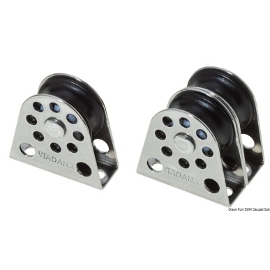 
Poulie de renvoi vertical simple p. bouts 6 mm 

