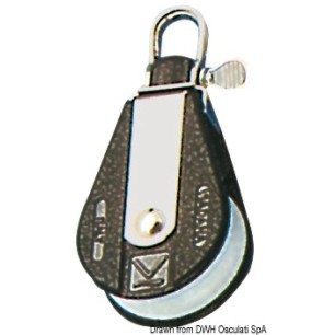 
Poulie simple attache fixe ou tournante C 
