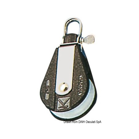 
Poulie simple attache fixe ou tournante C 
