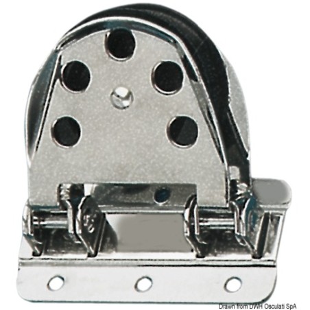 
Poulie renvoi basculante inox 10/12 mm 
