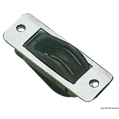 
Poulie simple inox  encastrement 28x4 
