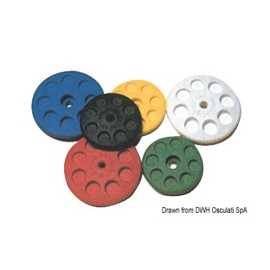 
Poignée trapèze  disque 52 mm bleu 
