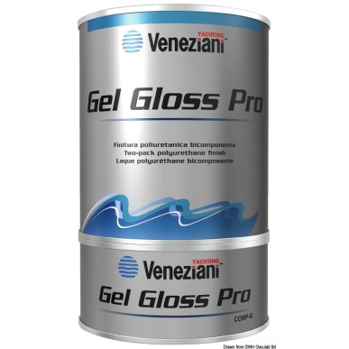 
Peinture deux composants Gel-Gloss gris automne 
