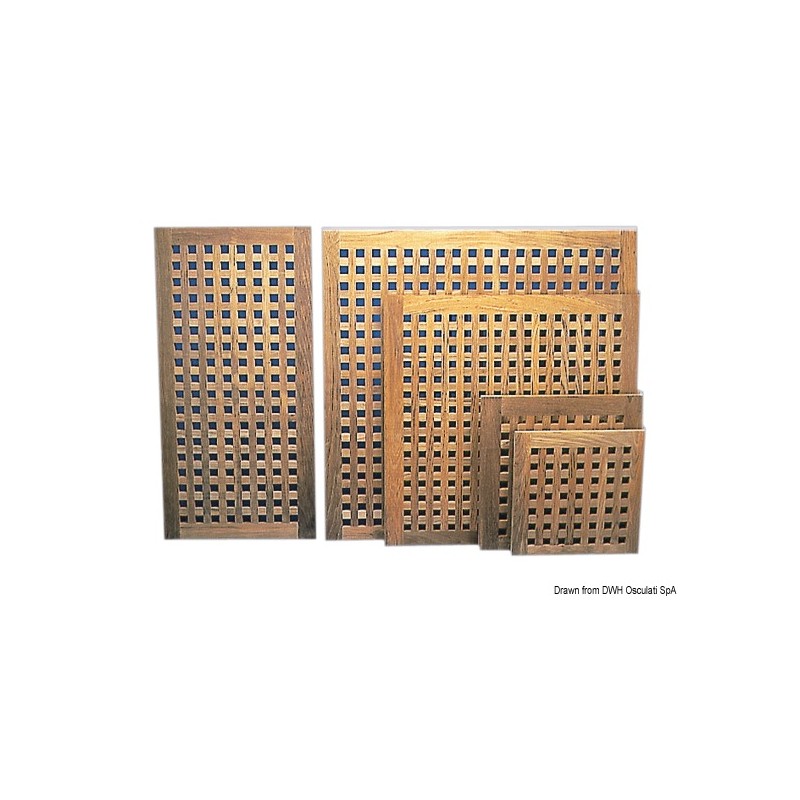 
Caillebotis teck 800 x 800 mm 
