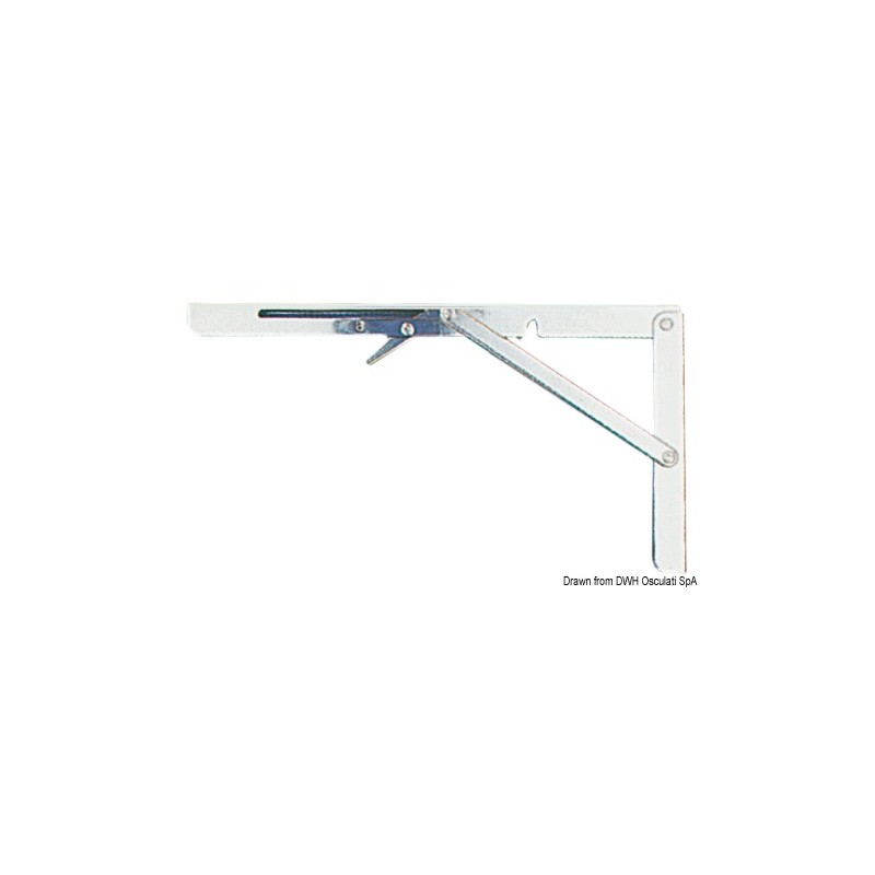 
Bras inox support table (paire) 303x165 mm 
