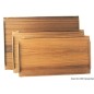 
Plans de table teck 40x70 cm 
