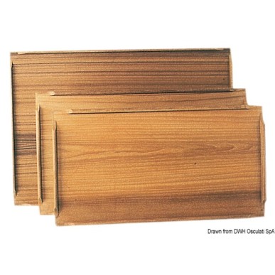 
Plans de table teck 40x70 cm 
