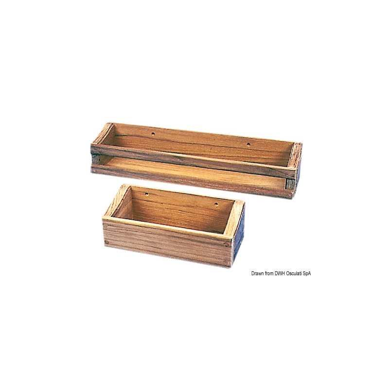 
Porte-objet en teck 335x64x75 mm 
