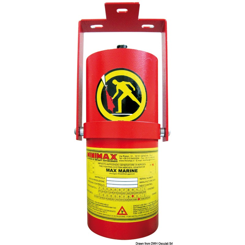 
Système suppression incendie aérosol Max Marine 70 
