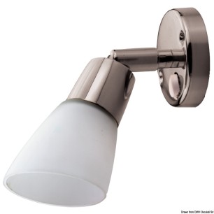 
Spot LED boîtier en inox 
