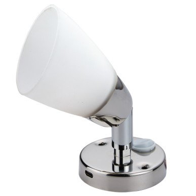 
Spot LED inox avec USB C et interrupteur 
