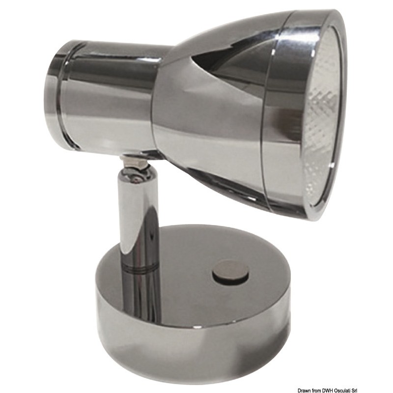 
Spot Reading LED CREE aluminium chromé 
