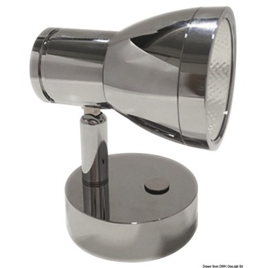 
Spot Reading LED CREE aluminium chromé 

