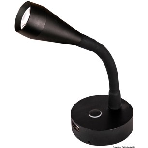 
Spot articulé LED BATSYSTEM Leia noir 12V 3W 
