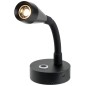 
Spot LED articulé noir 
