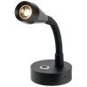 
Spot LED articulé noir 
