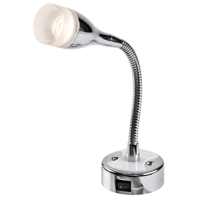 Spot LED articulé poli 240 mm
Spot LED articulé poli 240 mm