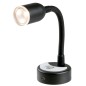 Spot LED articulé noir 240 mm