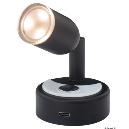 
Spot LED finition noir 
