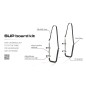 
Kit support p. SUP ou passerelle acier inox Delux 

