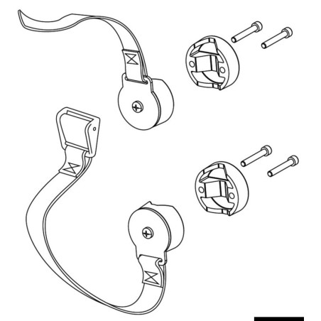 
Kit sangles de support pour SUP ou passerelle 
