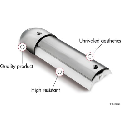 Profilés défenses inox poli miroir+ protégé| EAN 8033137142543 Ref 44.480.20