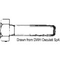 
Vis tête hexagonale filetée 12x45 AISI 304 BULL12X45
