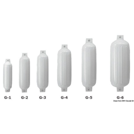 
Pare-battage Polyform G5 blanc 
