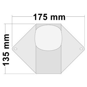Feu de hune 225° blanc avec feu de pont à LEDs