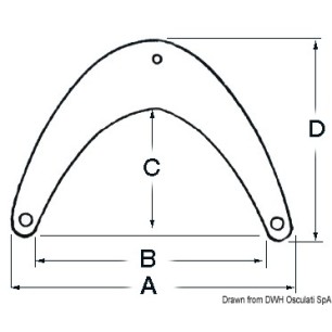 
Pare-battage en PVC soufflé 35 x 25 cm 
