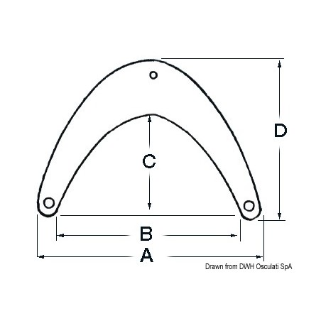 
Pare-battage en PVC soufflé 35 x 25 cm 
