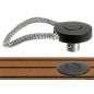 
Attache Rapid Lock base inox noir 
