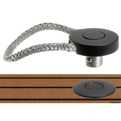 Attache Rapid Lock base inox noir | EAN 8033137220722 Ref 39.840.60
