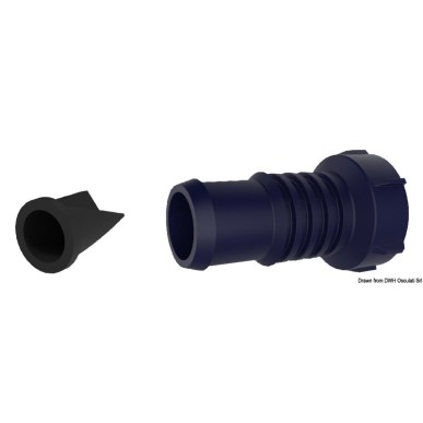 
Embout droit 3/4" - 1" avec clapet anti-retour 
