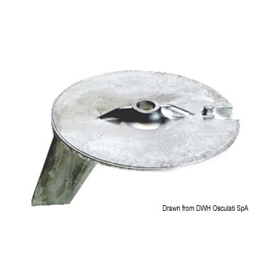 Queue de carpe zinc p. Yamaha 25/60 HP | EAN 8033137136993 Ref 43.253.02