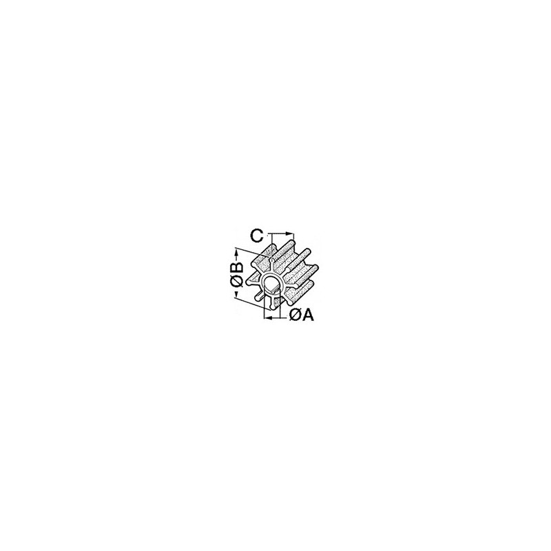 Roue turbine pompe 1614600