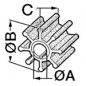 Roue turbine pompe 1614600